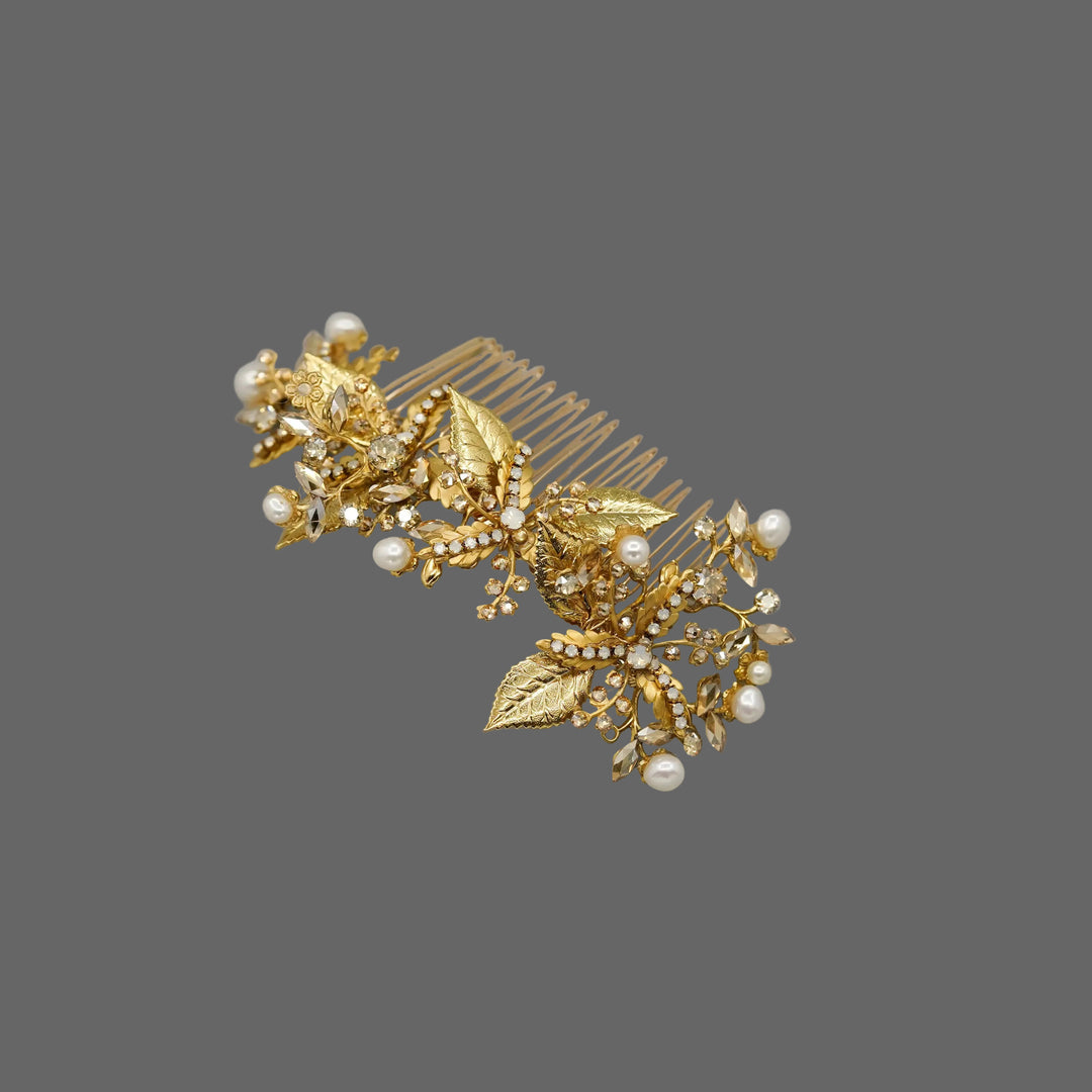 Haute Bride Haircomb bridal accessory HAIR ACCESSORIES - Haute Bride main image 3