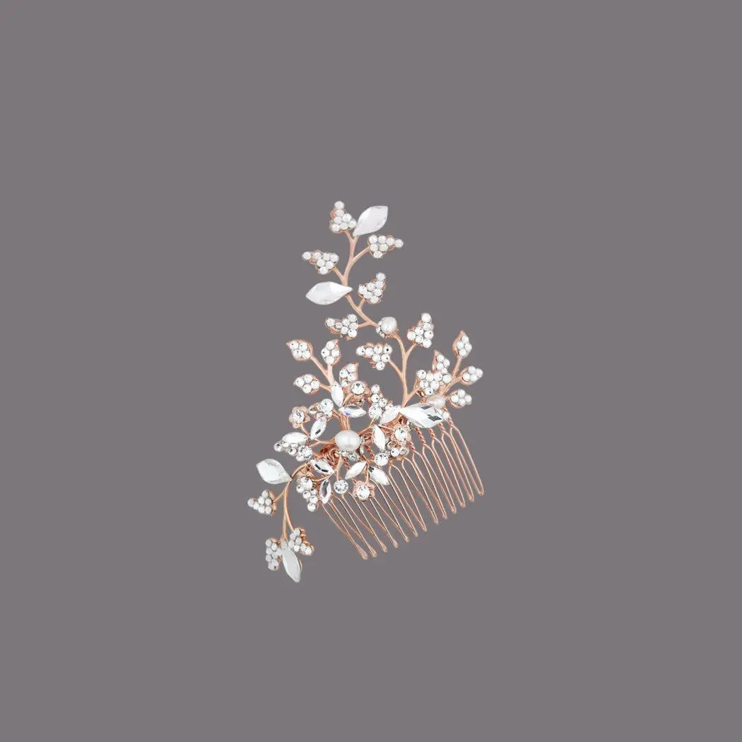 Haute Bride Haircomb bridal accessory HAIR ACCESSORIES - Haute Bride main image 4